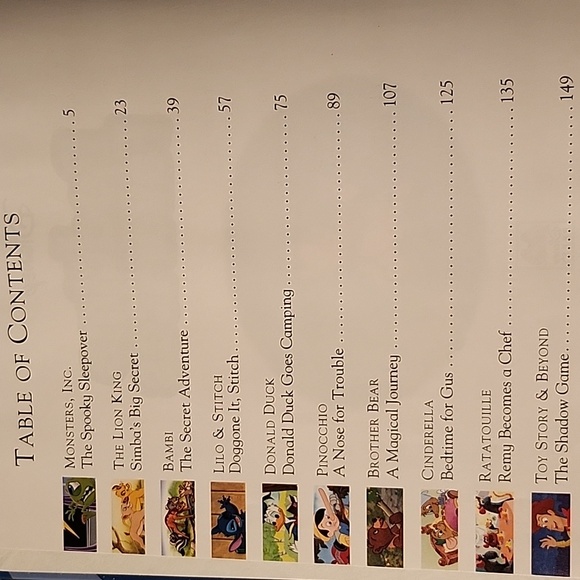 Disney Bedtime Favorites Book - Blue - Picture 2 of 5